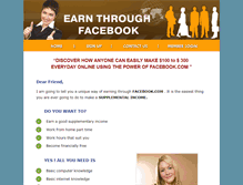 Tablet Screenshot of earnthroughfacebook.com